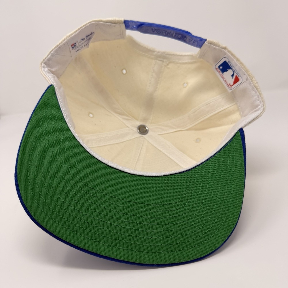 Vintage 1991 Chicago Cubs Snapback Hat The Game Cream Blue NWT Limited‎ - Picture 14 of 16